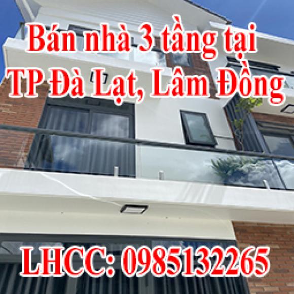 Bán nhà 3 tầng tại TP Đà Lạt, Lâm Đồng