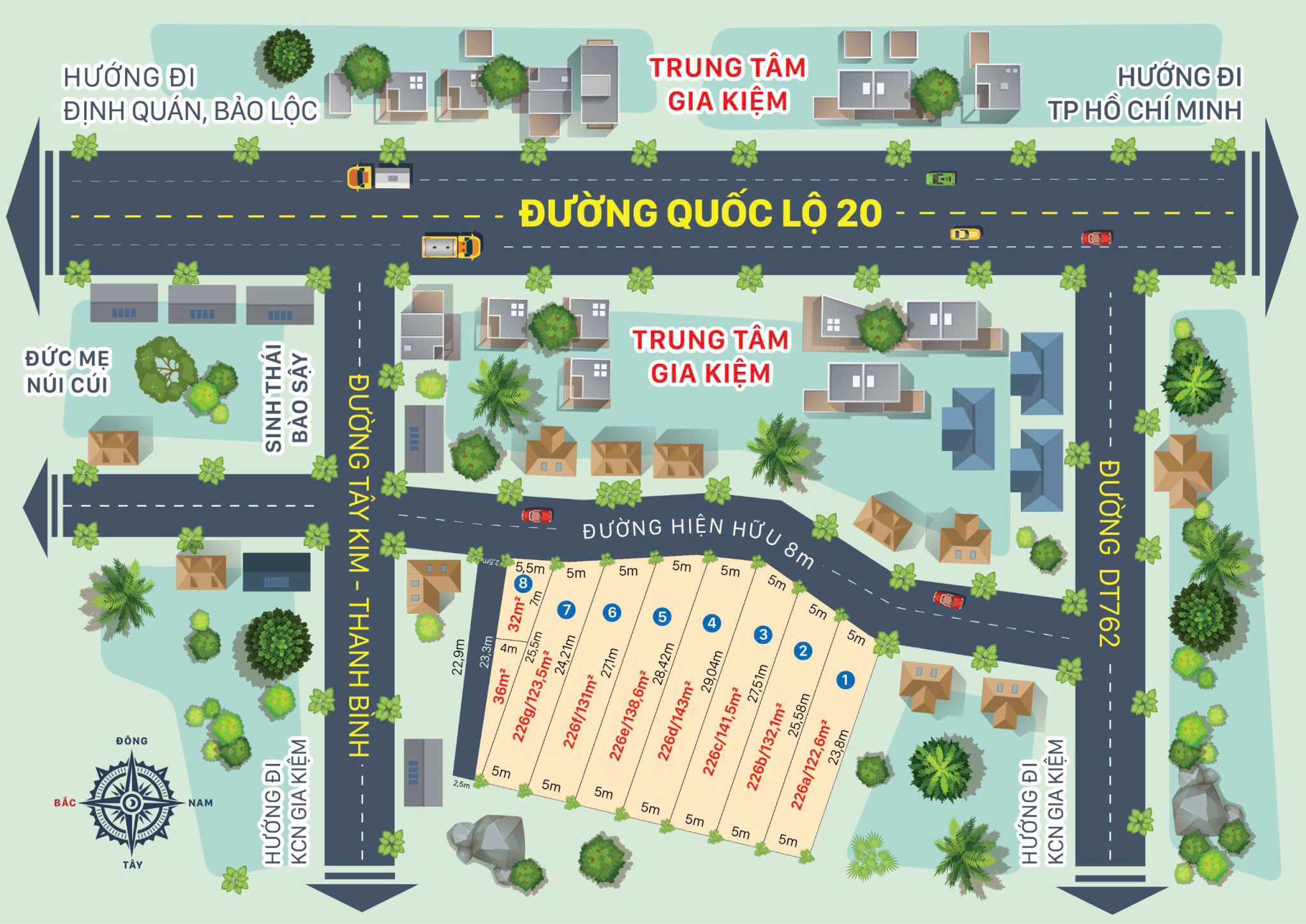 ban dat trung tam gia kiem – gan quoc lo 20 – gia chi 480 trieu