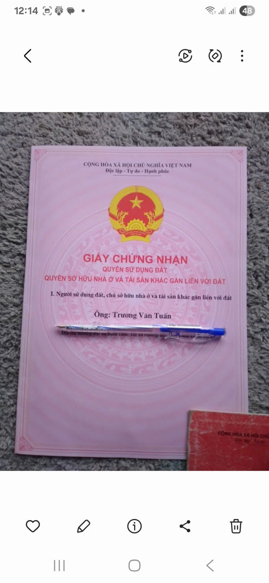 chinh chu can ban dat tai cam vu – cam thuy – cam lo – quang tri